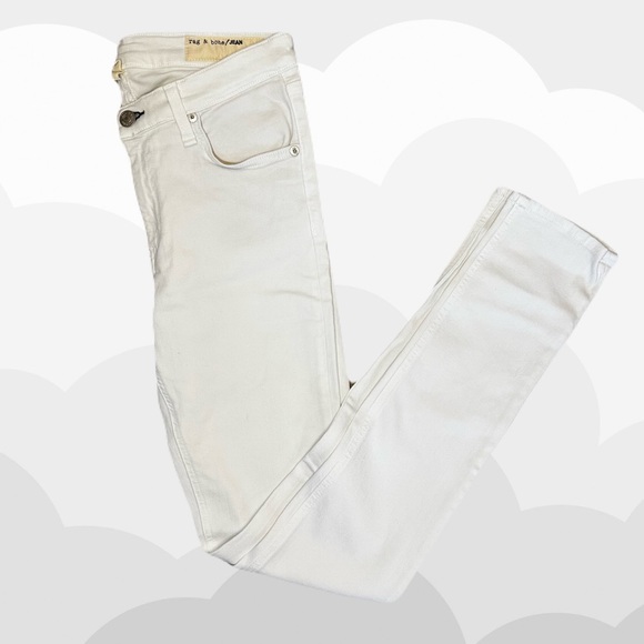 Rag & Bone - Skinny Jeans in Bright White - Picture 1 of 11